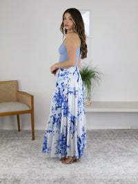 Austra Floral Print Maxi Skirt
