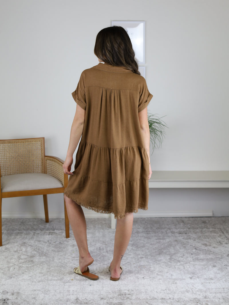 Willow Washed Linen Dress