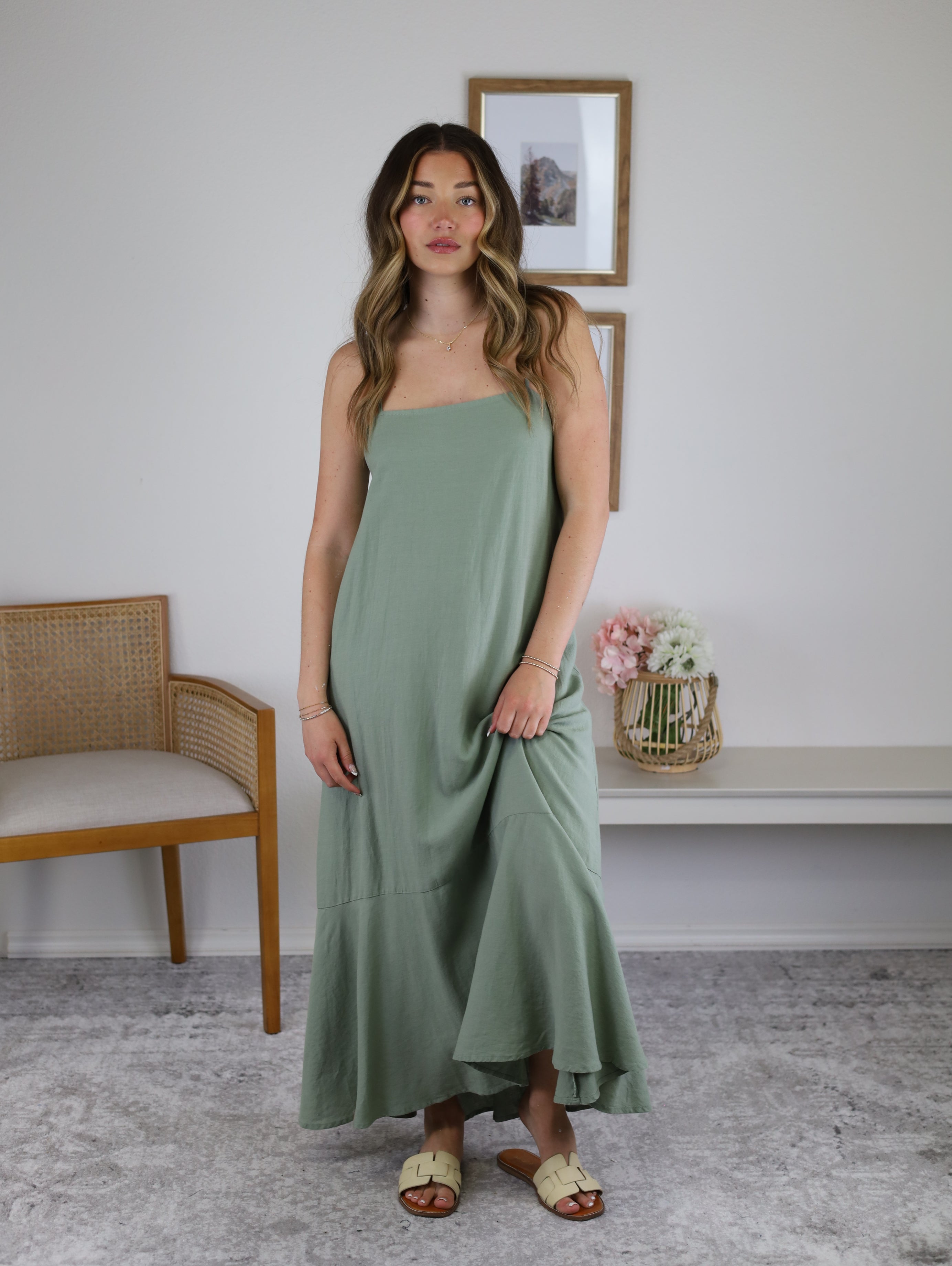 Z Supply - Coast Tie Back Maxi Dress