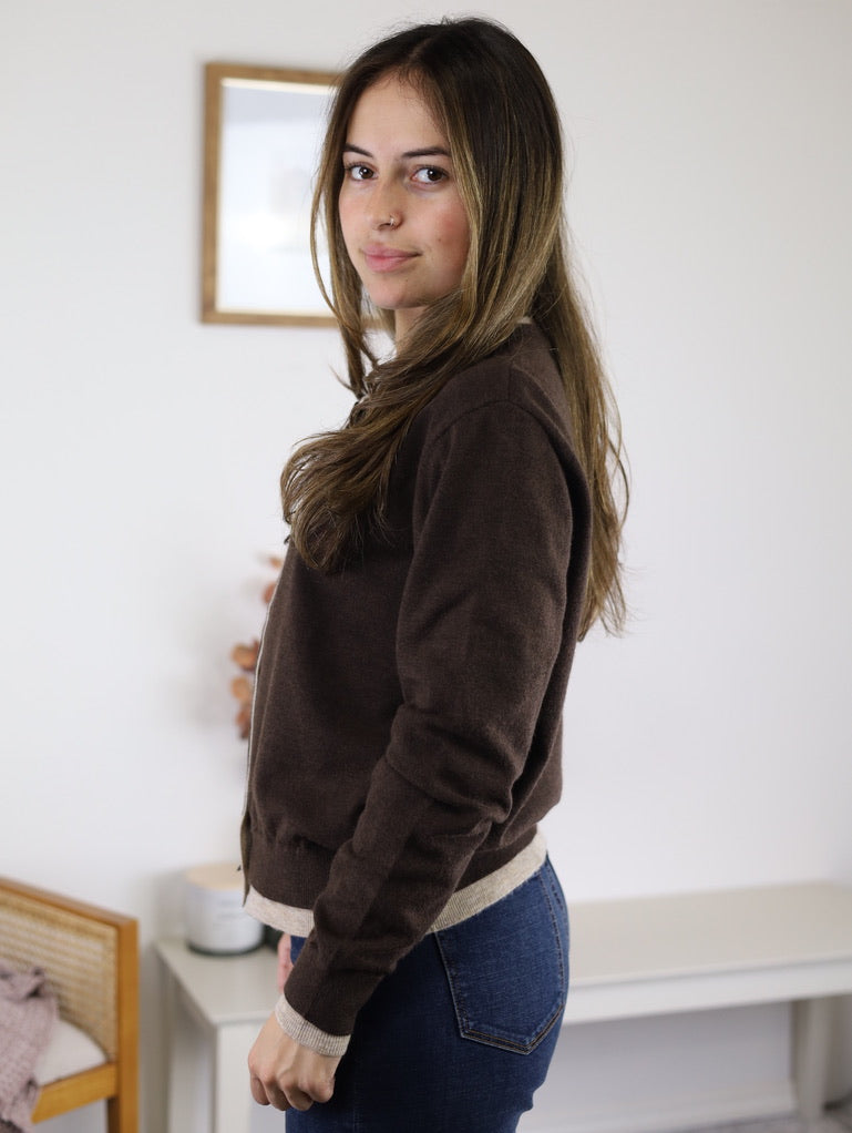 Billie Two Tone Cardigan