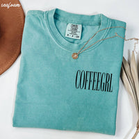 Chloe Vs Tank - Coffeegrl Coffee Comfort Colors Tee *19 Colors (S-3X): Large / Espresso