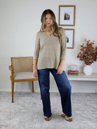 Stella Raw Seam Sweater