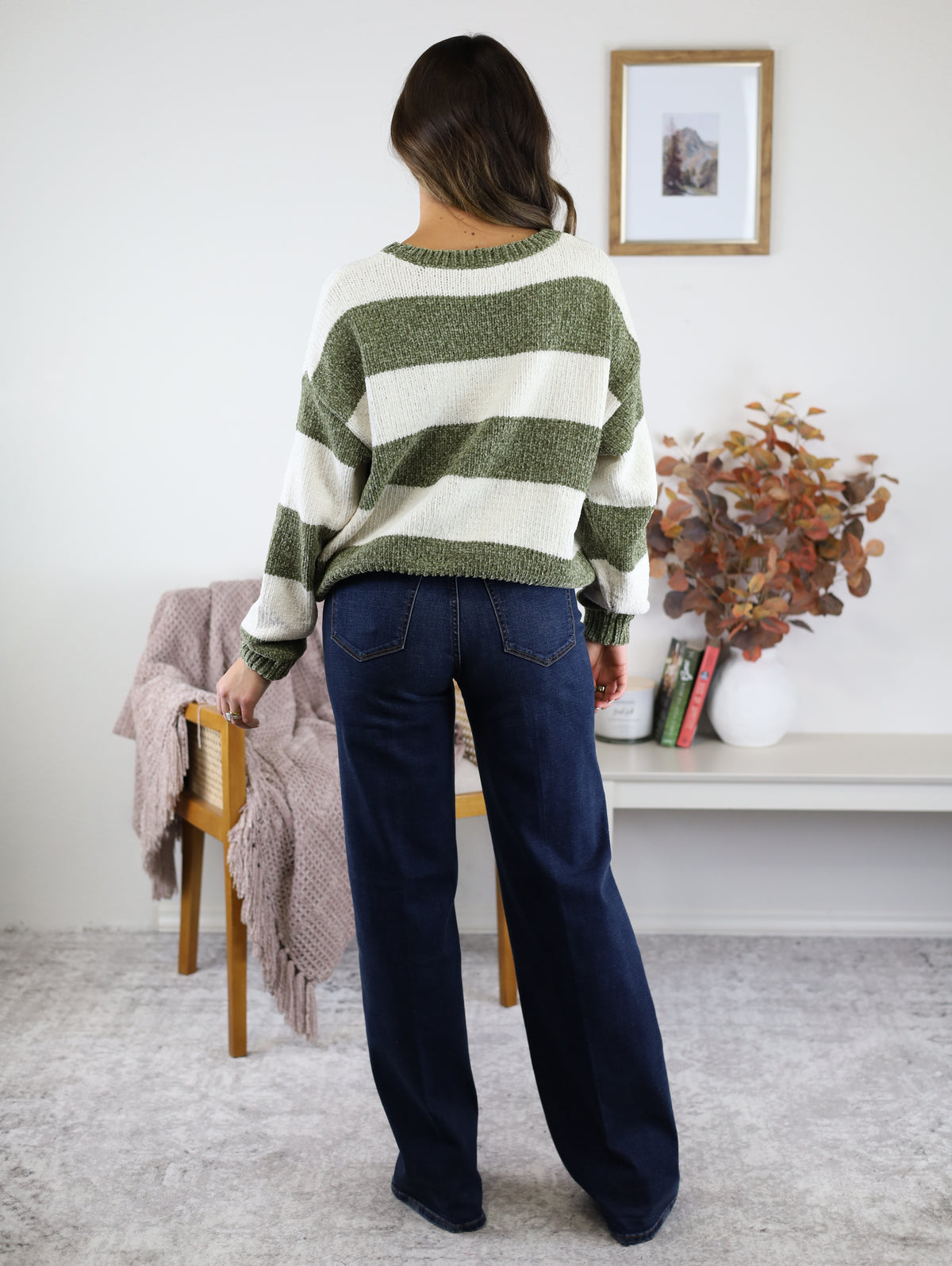Chenille Stripe Sweater - Final Sale