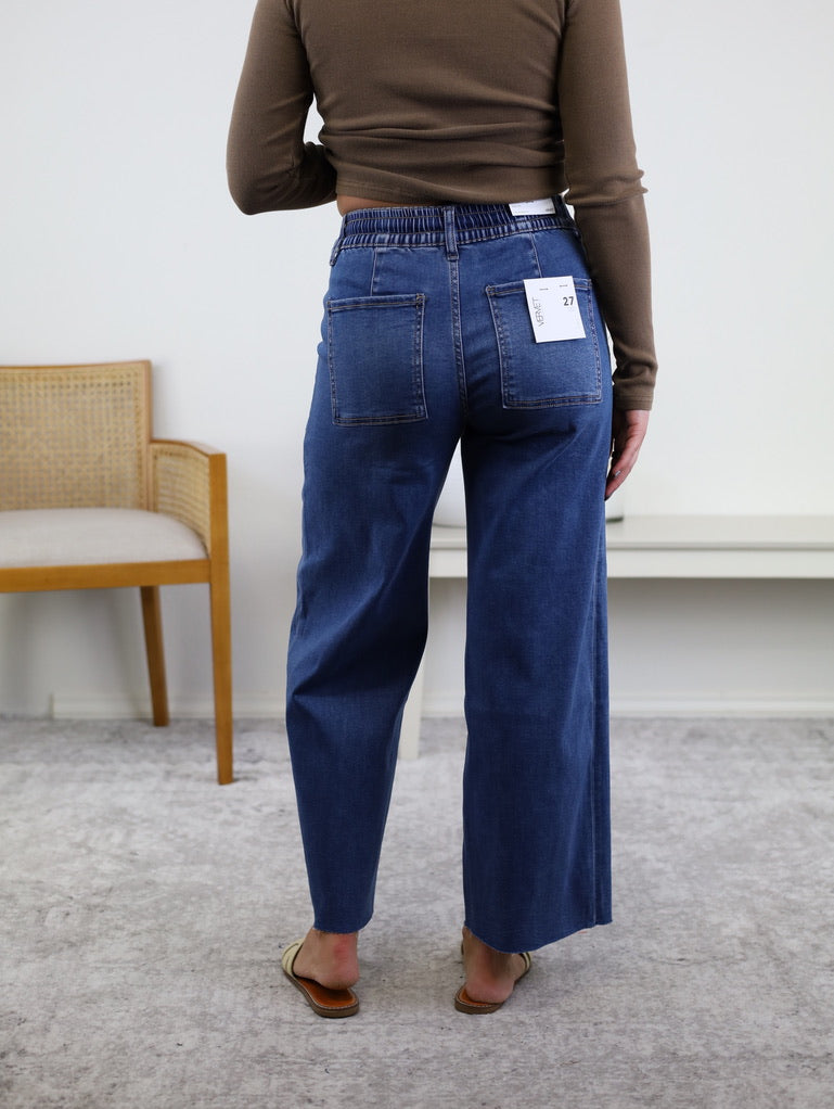 Brady High Rise Wide Leg Denim