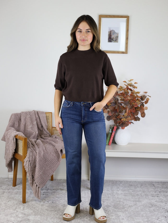 Heidi Short Sleeve Sweater - Final Sale