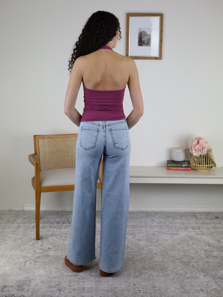 Halter Top - Mullberry