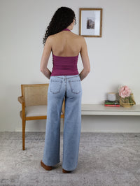Halter Top - Mullberry