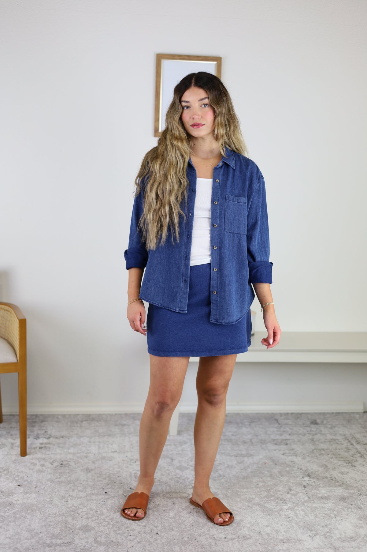 Gail Jersey Mini Skirt