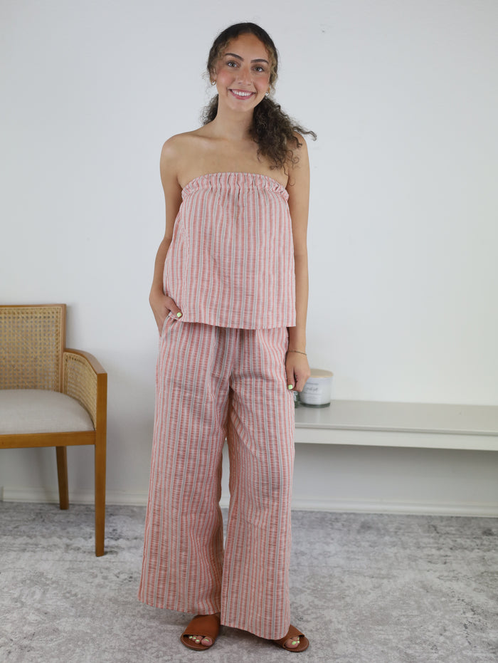 Roxie Strapless Top and Pant Set