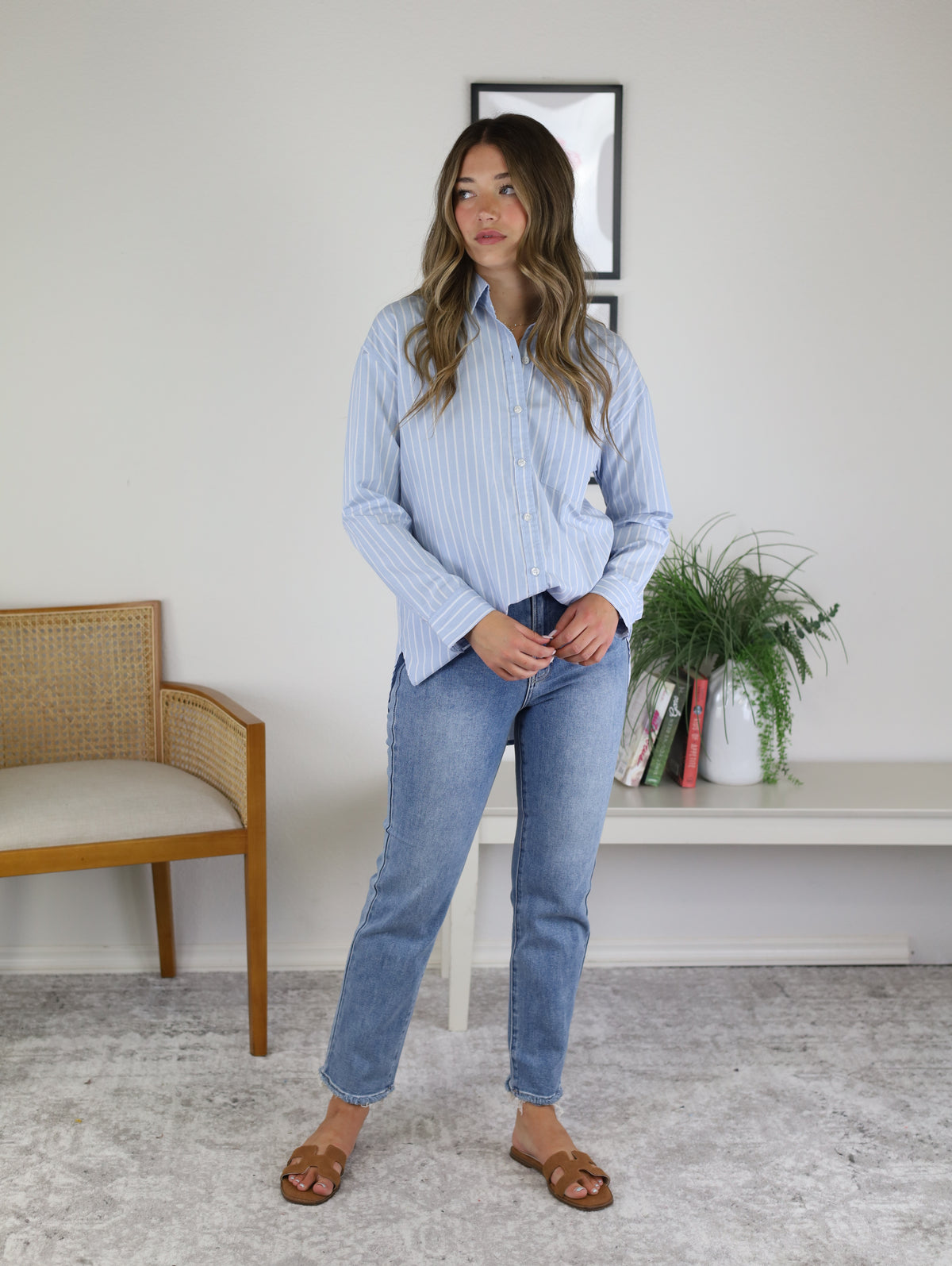 The Classic Pinstripe Button Down