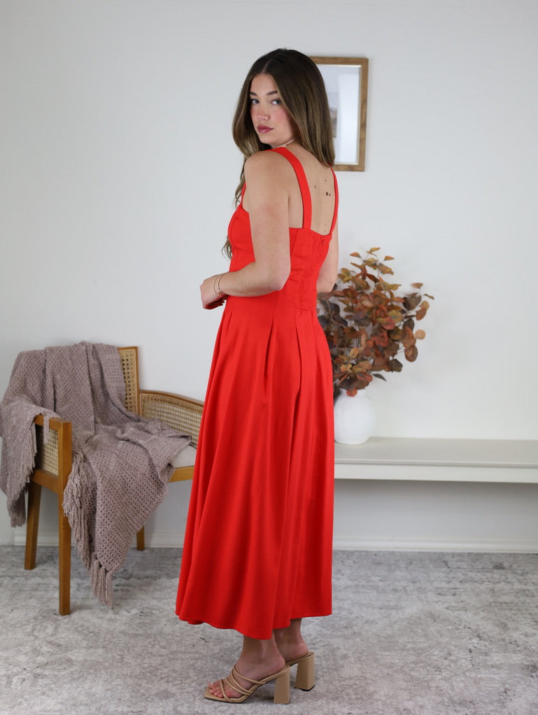 Heaven Sent Seam Detail Maxi Dress