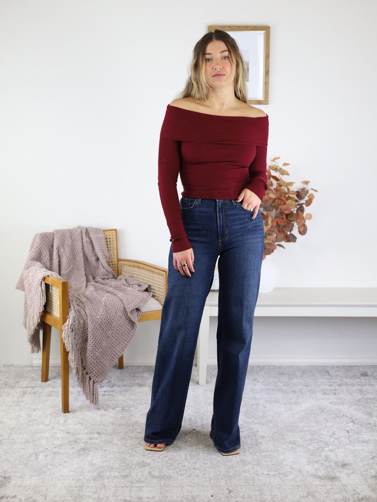 Linwood Off Shoulder Sweater