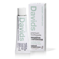 Davids Natural Toothpaste - Davids Travel Size remium toothpaste / sensitive+whitening