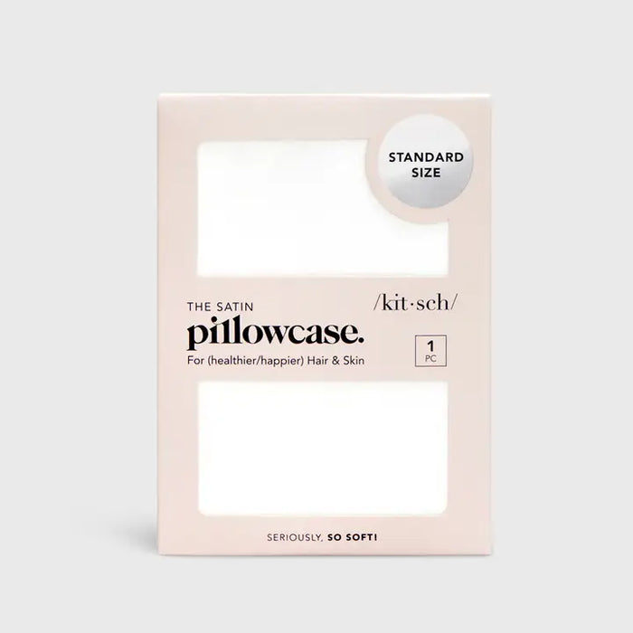 KITSCH Satin Pillowcase - Ivory