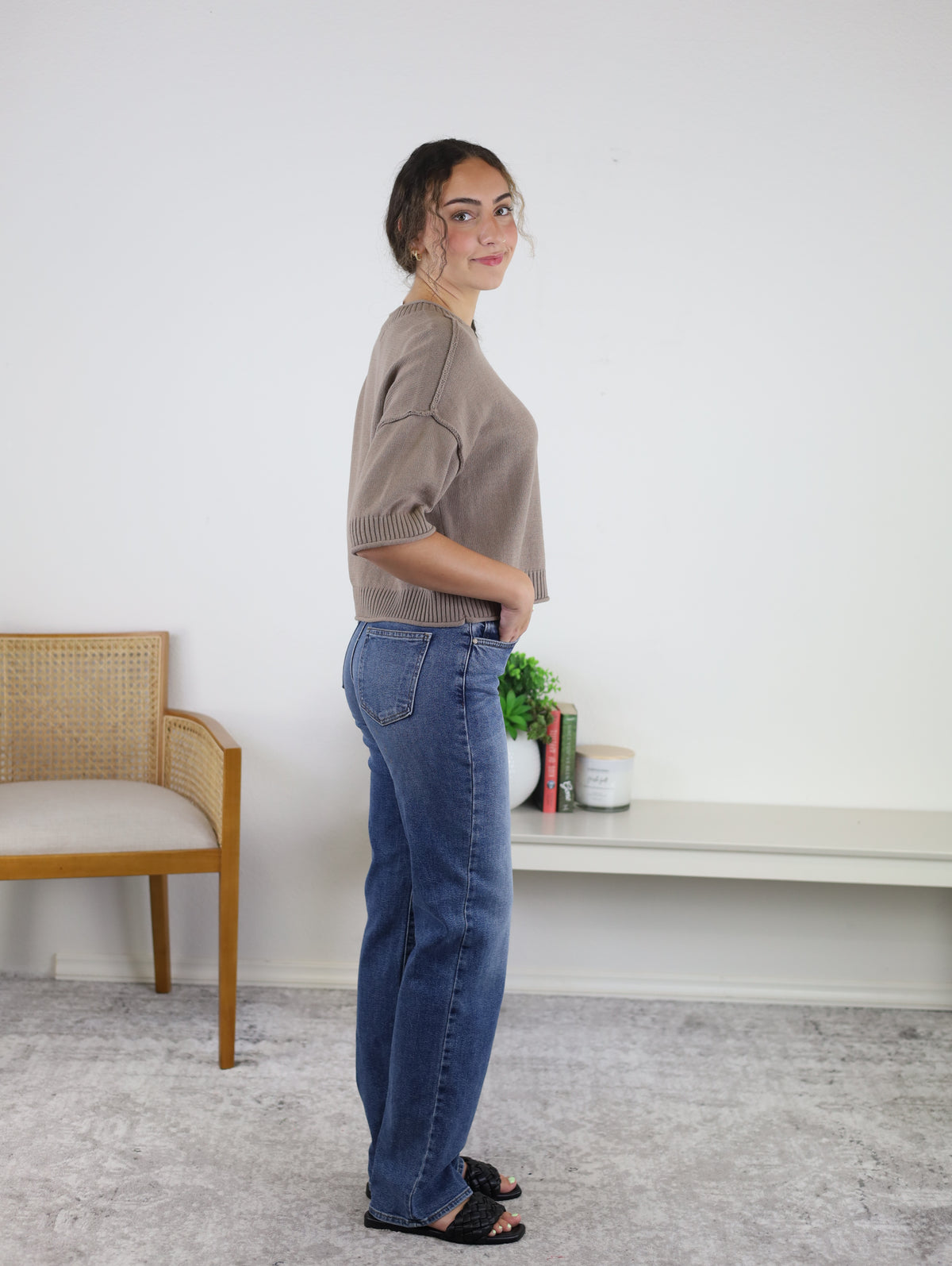 West Raw Edge Sweater