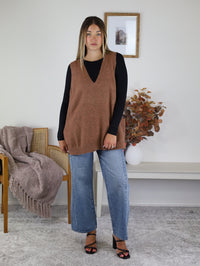 Stagecoach Oversized Sweater Vest - Final Sale