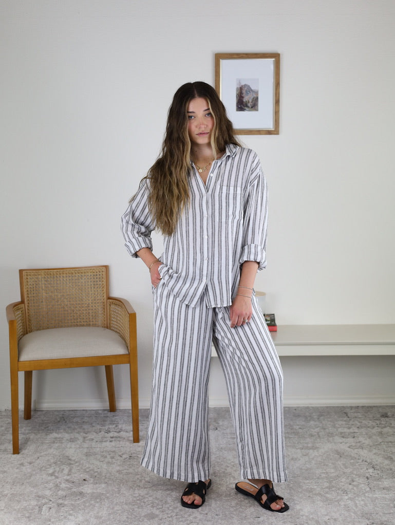Z Supply - The Perfect Striped Pant - White