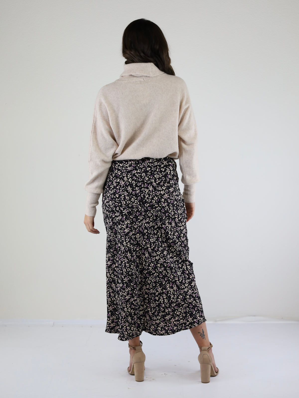 The Fibi Midi Floral Skirt