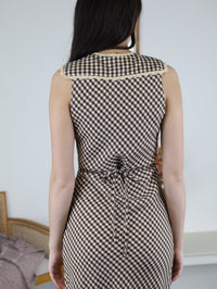 Marianna Gingham Midi Dress