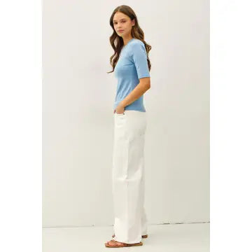 Crew Short Sleeve Top - Marina