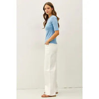 Crew Short Sleeve Top - Marina