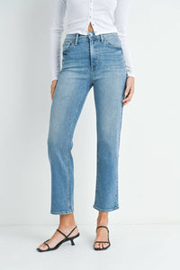 High Rise Classic Straight - Medium Wash