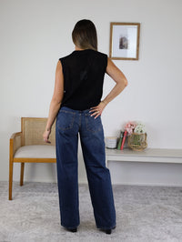 Kennedy Collared Sweater Vest Top