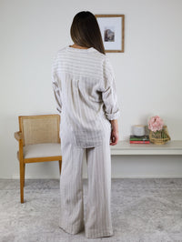 Alfie Striped Button Up