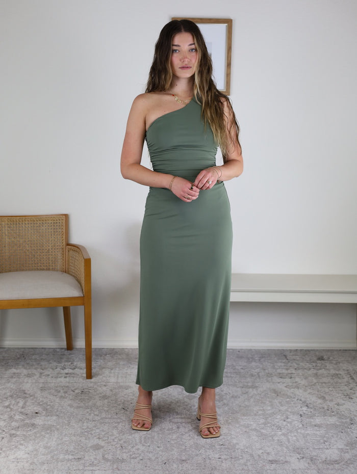 Shanna One Shoulder Maxi Dress