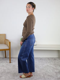 Brady High Rise Wide Leg Denim
