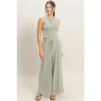 Reece Pant Set - Sage