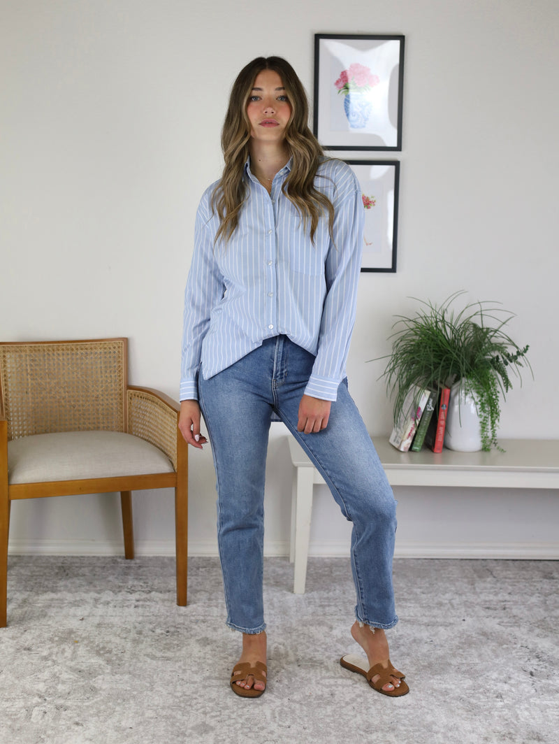 The Classic Pinstripe Button Down