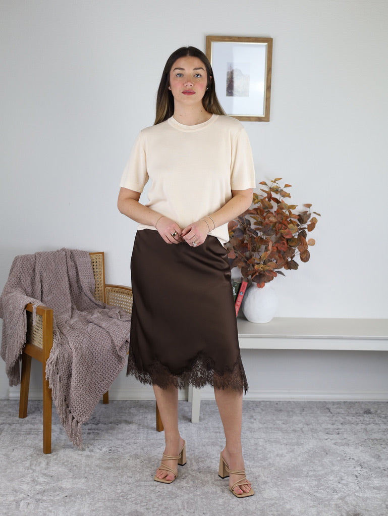 Cash Short Sleeve Sweater