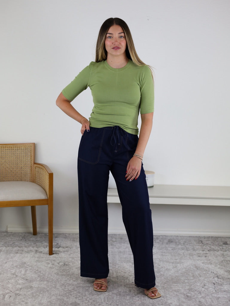 Stella Knit Wide Leg Pant