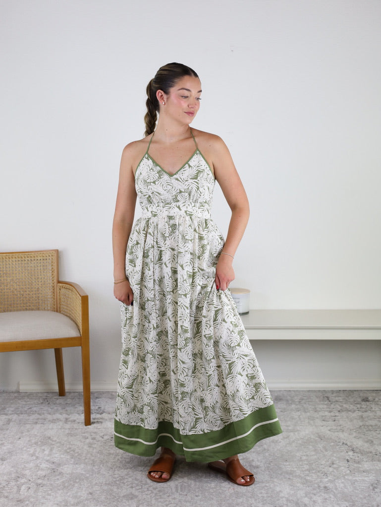 Kyle Resort Print Maxi Dress