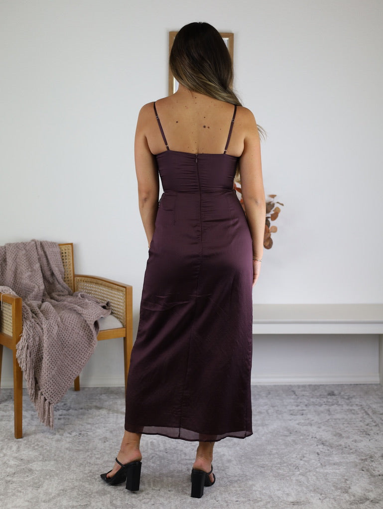 Quin  Ruffle Midi Dress