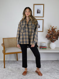 Oscar Mixed Plaid Shacket