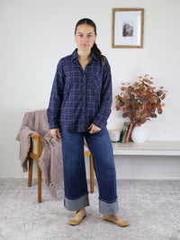 Denver Oversized Flannel Shirt - Final Sale
