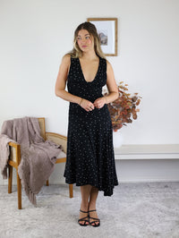 Liza Polka Dot Midi Dress