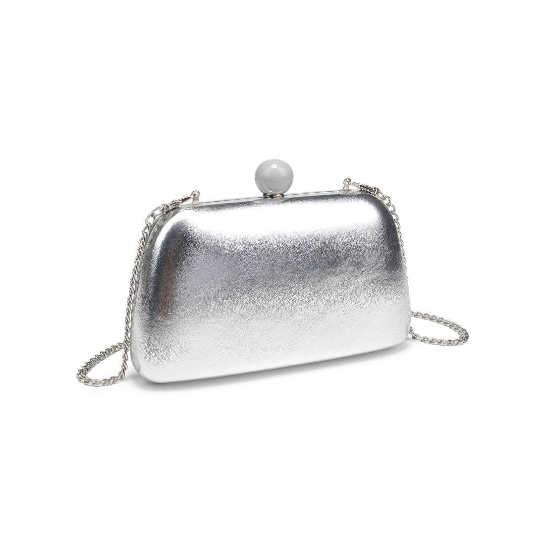 Sahara Evening Bag: Silver