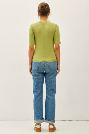 Crew Short Sleeve Top - Matcha