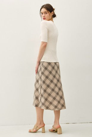 Crew Short Sleeve Top - Oatmeal