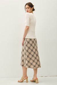 Crew Short Sleeve Top - Oatmeal