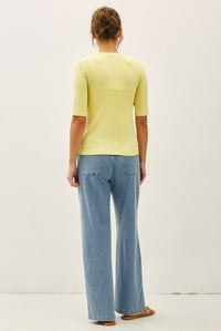 Crew Short Sleeve Top - Acacia