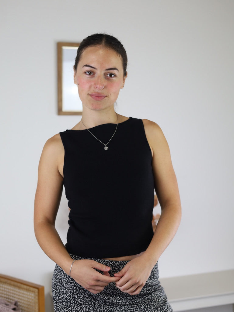 Piper Boat Neck Sweater Top