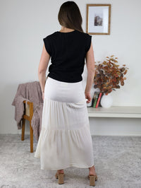 Ellie 3 Tier Maxi Skirt