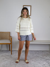 Olive Tie-Front High-Waisted Shorts