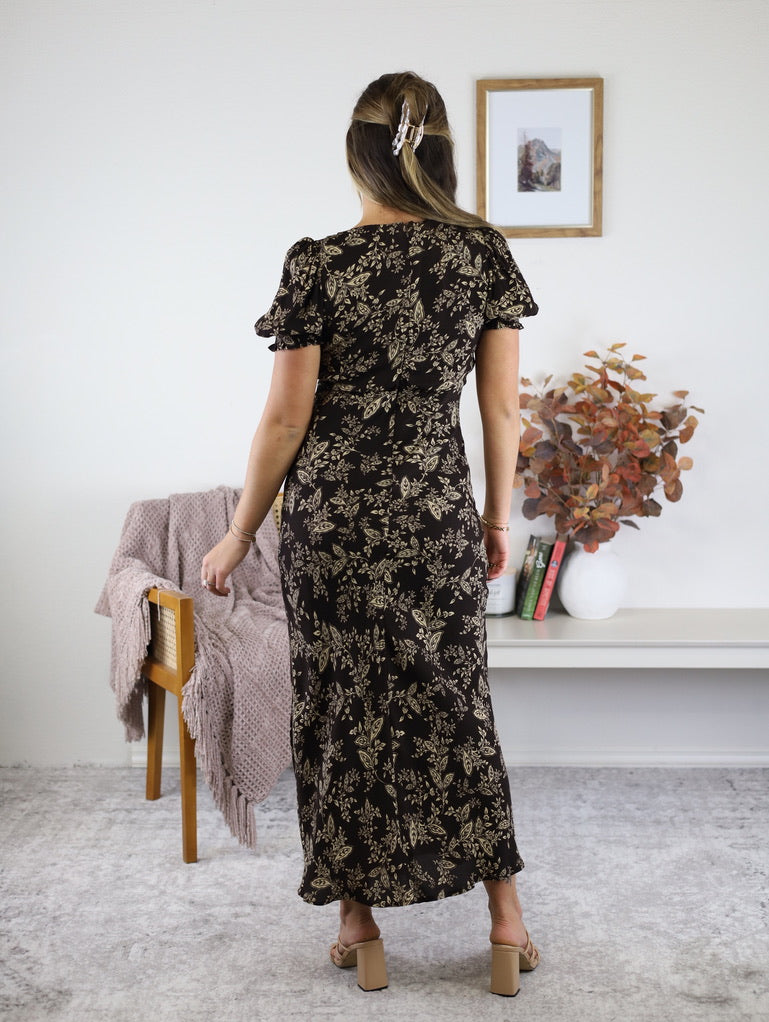 Tiffany Paisley Floral Midi Dress