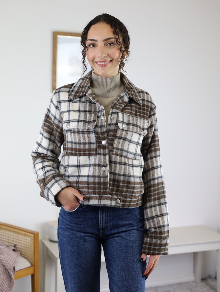 Sasha Plaid Jacket
