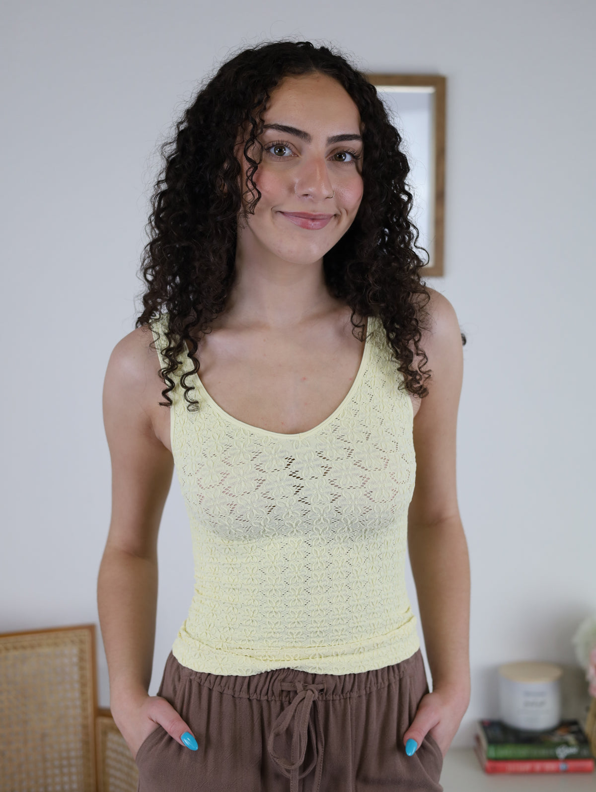 Reversable Floral Tank